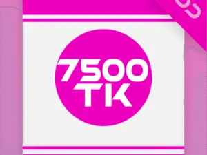 Seoary 7500 tk Discount Coupon Card